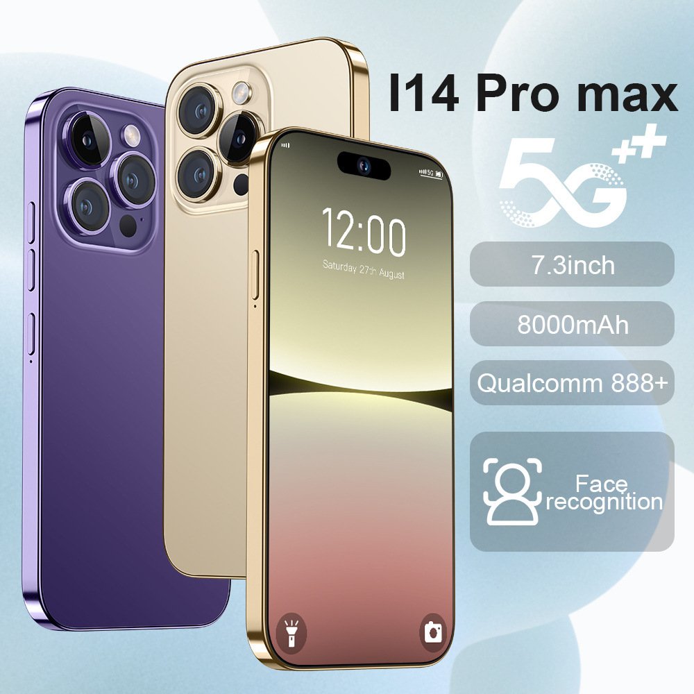 2024 Hot Selling Cheap Price 5G Smart Island Capsule Screen Smart Phone Fingerprints Unlocking Facial Recognition Mobile Phone